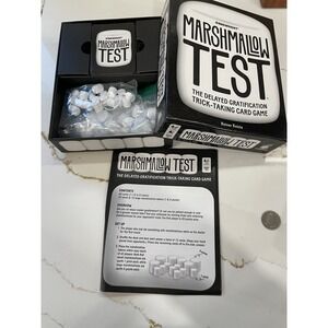Marshmallow Test Gamewright Board‎ Card Game Complete Family Ages 10+ Pre-owned